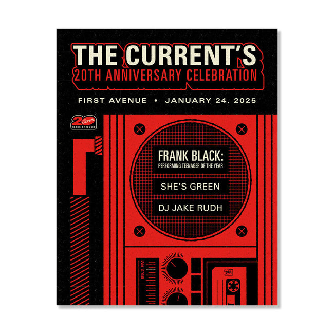 The Current’s 20th Anniversary Celebration Poster - Night 1