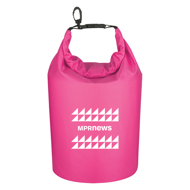 MPR News Waterproof Dry Bag - Pink