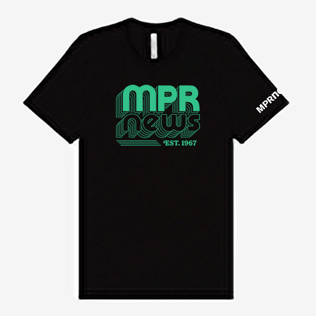 MPR News Retro T-shirt - Green