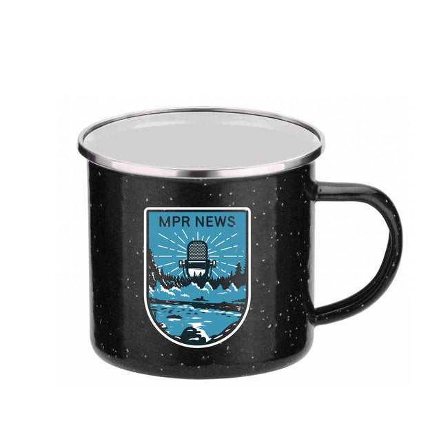 MPR News Enamel Camp Mug