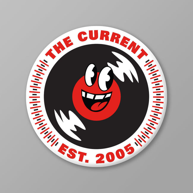 The Current Enamel Record Lapel Pin